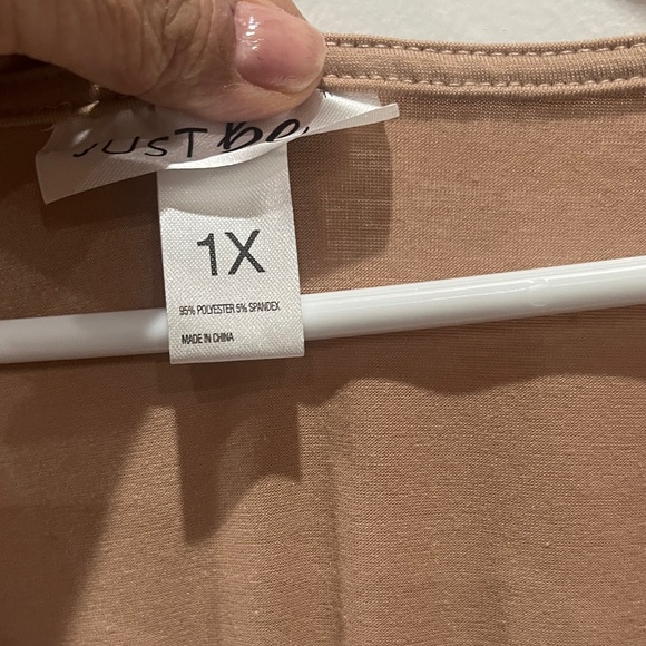 Just Be Sleeveless Jumpsuit in Tan - Picture 5 of 9